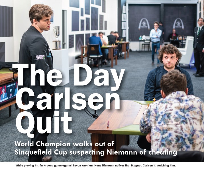 Magnus Carlsen stunningly quits chess game in protest against Hans